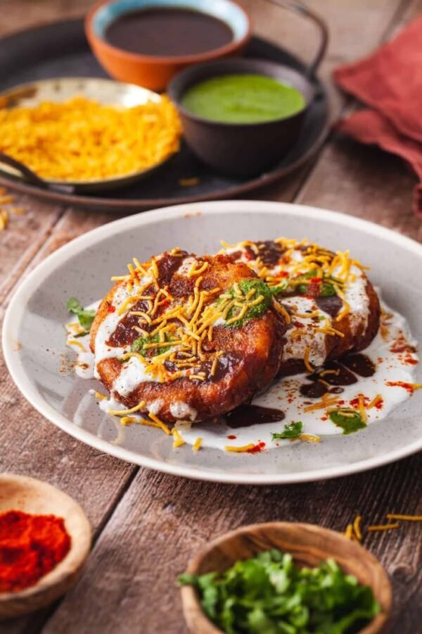 aloo tikki chaat(2pcs)